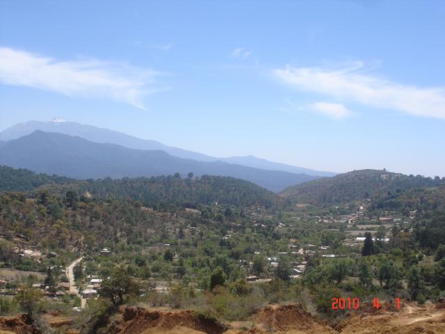 Vista de Apango desde el cerro del Ojo de Agua