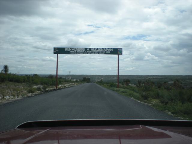 Entrada a huejonapan