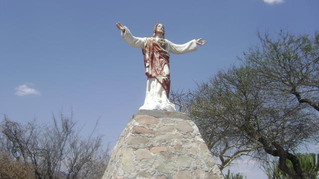 Cristo en el cerro de Santa Rosa