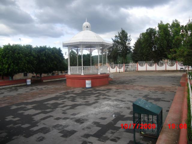 plaza O kiosco