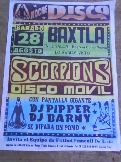 scorpios en baxtla