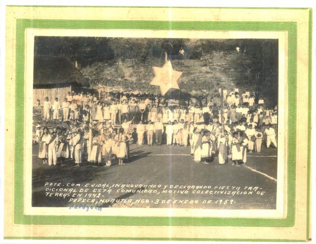 Fiesta Tradicional Colectiv.  tierras 1959