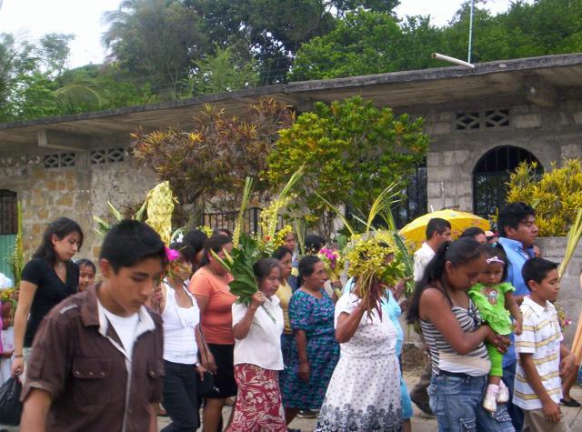 Domingo de ramos en San pedro Petlacotla