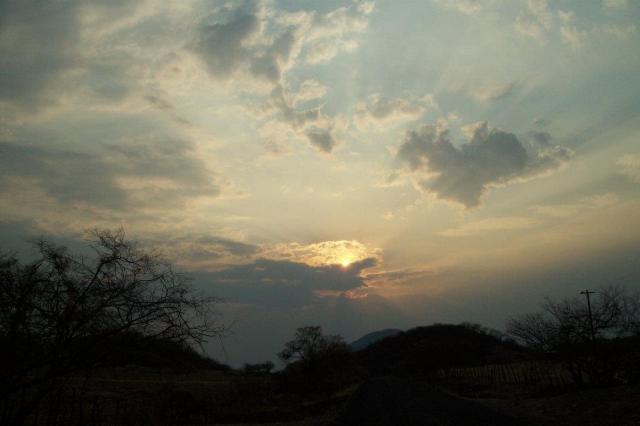 Atardecer hermoso en Zacapuato