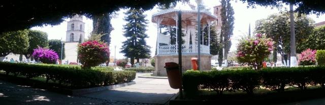 plaza de Huandacareo