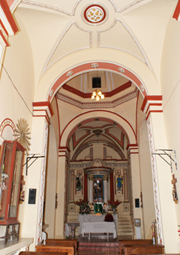 Interior Iglesia San Juan Bautista