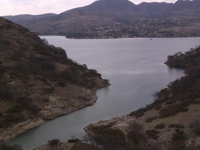 vista de la presa desde San Luis Anhuac