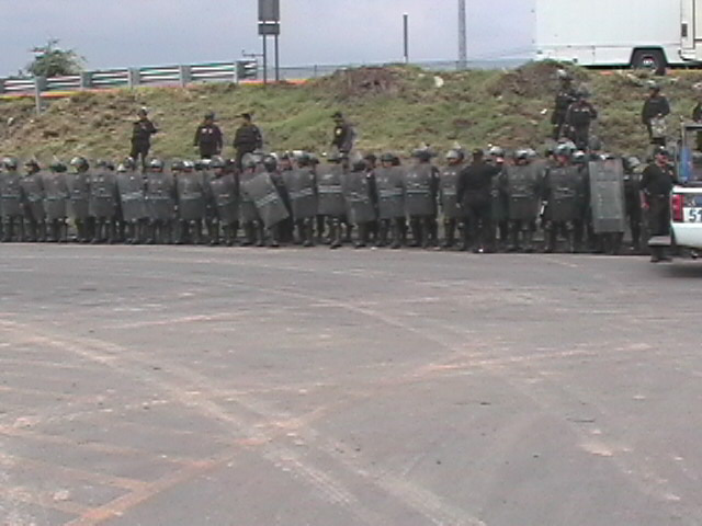 represion del goberno de mario marin contra