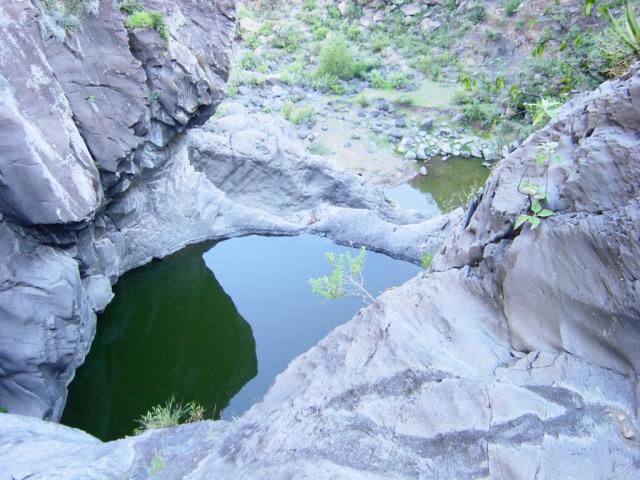 POZAS EN LA BARRANCA