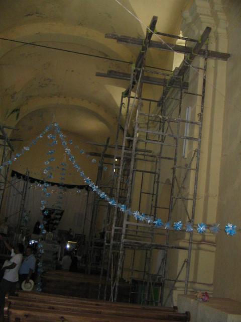 remodelacion de la iglesia de tepe