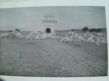 Construccion de la capilla de Aguatinta