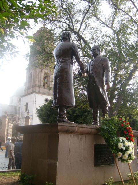 Iglesia testigo de encuentro Hidalgo y Morelos