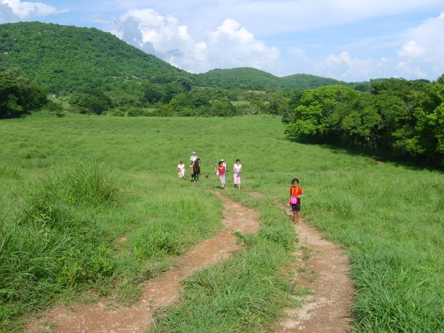 de regreso al pueblo