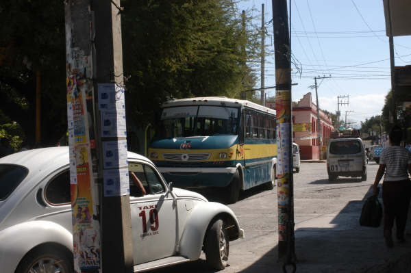 CALLE PRINCIPAL DE COCULA GRO. -EL ZOCALO.