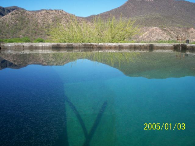 la pila de agua