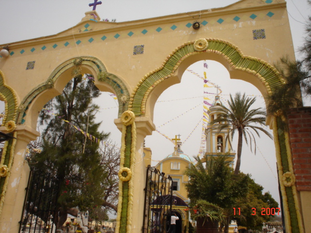 portada de la iglecia de tonahixtla