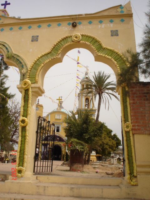 portada de la iglecia de tonahixtla