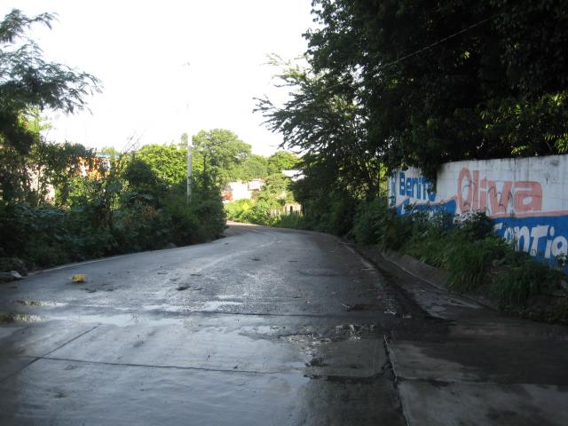 esta es la carretera que sale por atras de la tene