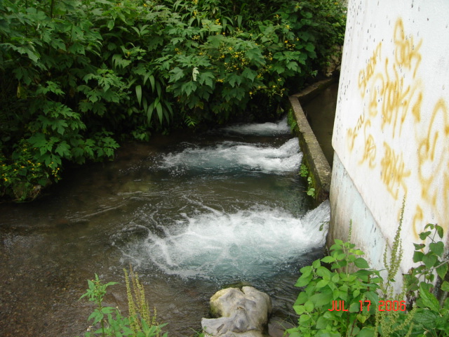 el nacimiento de agua