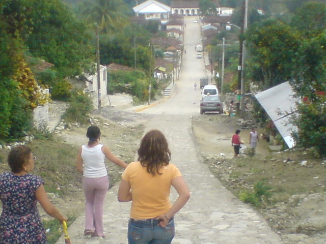 Vista del pueblo desde la 